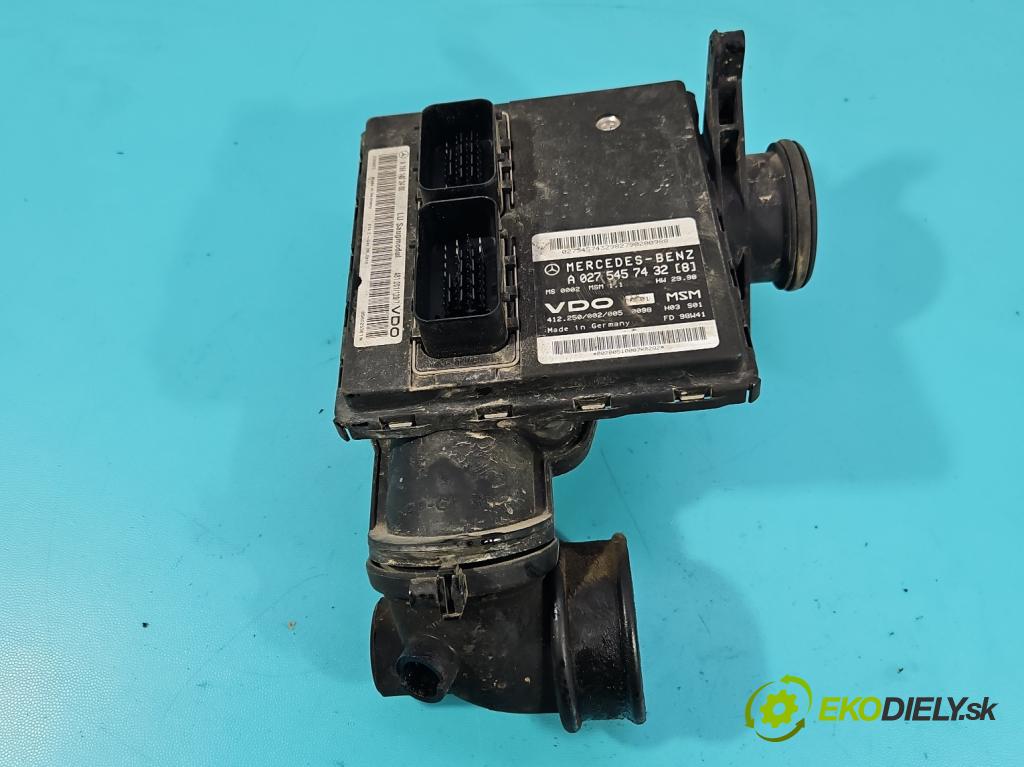 Mercedes A W168 1997-2004 1.4 82 HP manual 60 kW 1397 cm3 5- riadiaca jednotka motora A0275457432