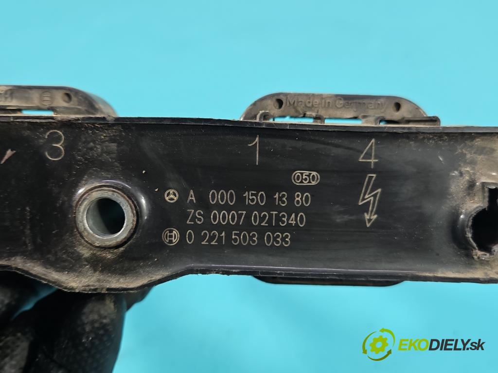 Mercedes A W168 1997-2004 1.4 82 HP manual 60 kW 1397 cm3 5- cievka zapaľovacia A0001501380 (Zapaľovacia cievka)