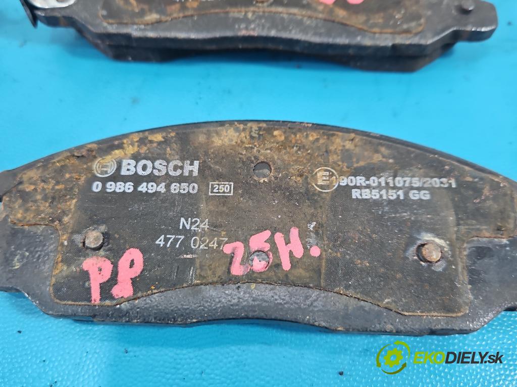 Hyundai Santa Fe 2000-2006 2.4 16V 150 HP manual 110 kW 2400 cm3 5- Štíty: brzdové predné