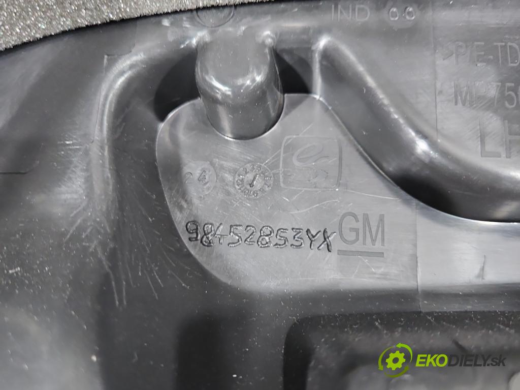 Opel Grandland 2017–2024 1.2 T 131 hp automatic 96 kW 1199 cm3 5- Tapacír: kufra: levé 98452853YX