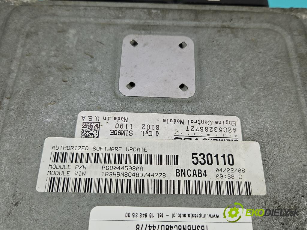 Dodge Caliber 1.8 16V 150 HP manual 110 kW 1799 cm3 5- riadiaca jednotka motora A2C5386727