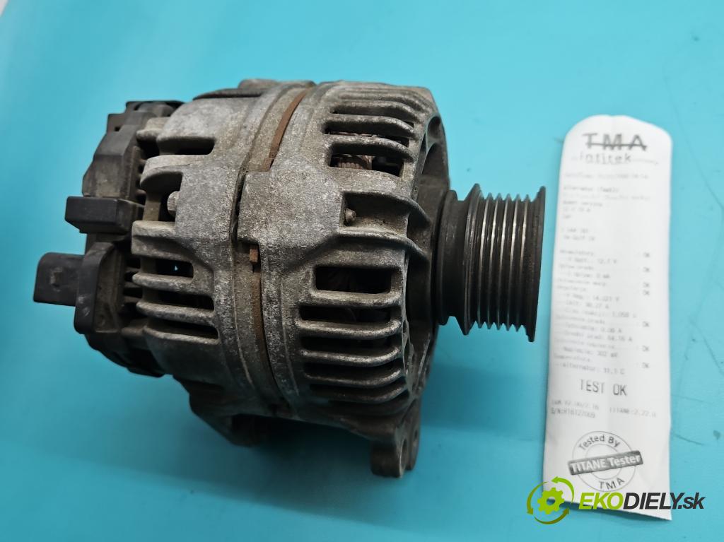 Vw Golf IV 1997-2003 1.4 16V 75 HP manual 55 kW 1390 cm3 5- Alternator 037903025E (Alternátor)