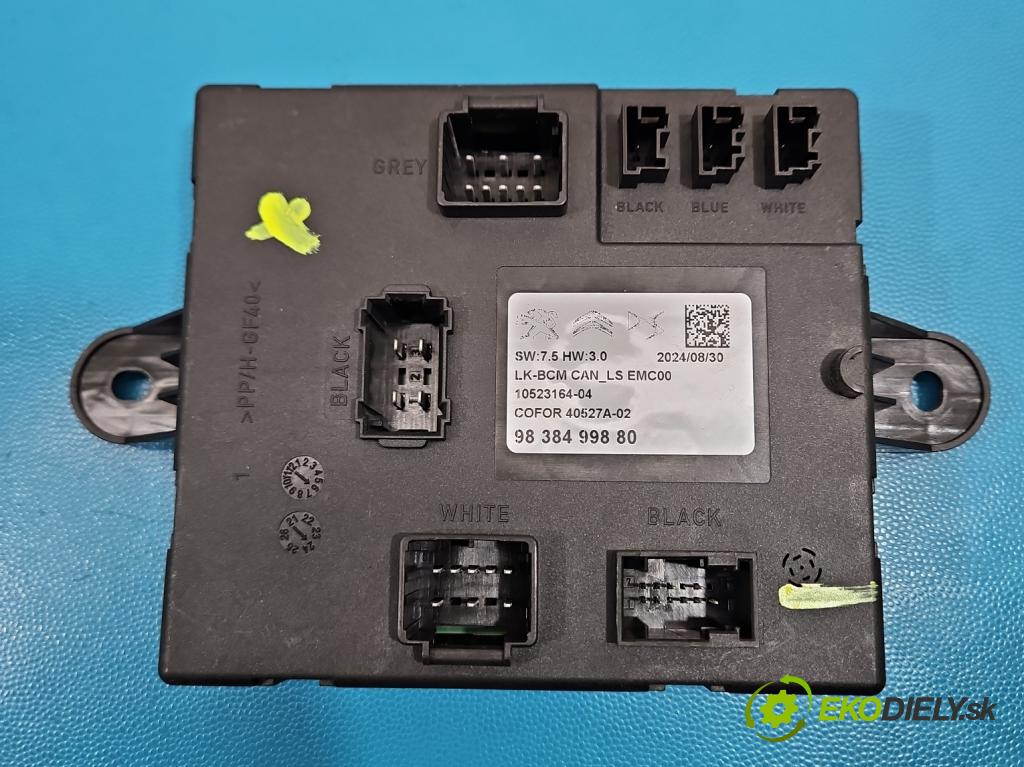 Opel Grandland 2017–2024 1.2 T 131 HP automatic 96 kW 1199 cm3 5- riadiaca jednotka ostatné 9838499880