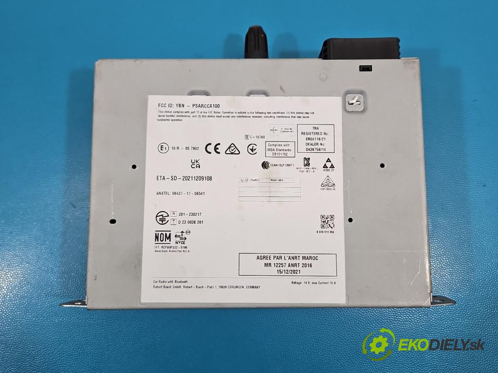 Opel Grandland 2017–2024 1.2 T 131 HP automatic 96 kW 1199 cm3 5- riadiaca jednotka ostatné 9855270480