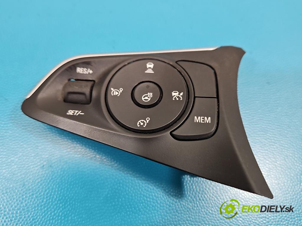 Opel Grandland 2017–2024 1.2 T 131 HP automatic 96 kW 1199 cm3 5- prepínač multifunkční: řízení: 39172794 (Prepínacie páčky pod volantom)