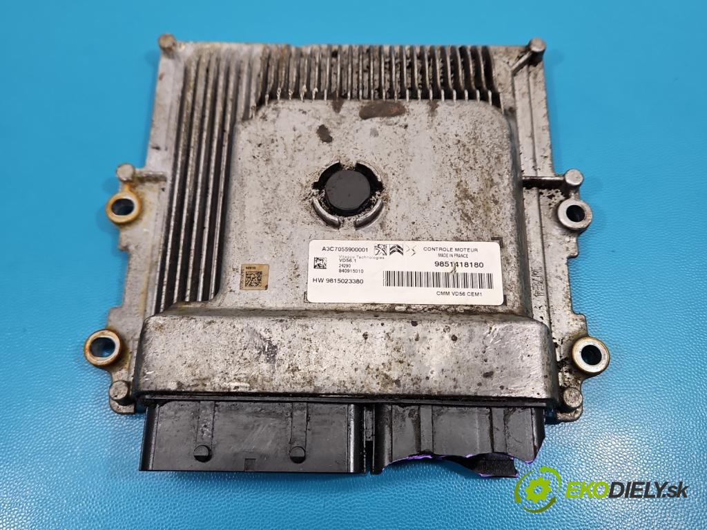 Opel Grandland 2017–2024 1.2 T 131 HP manual 96 kW 1199 cm3 5- riadiaca jednotka motora 9851418180