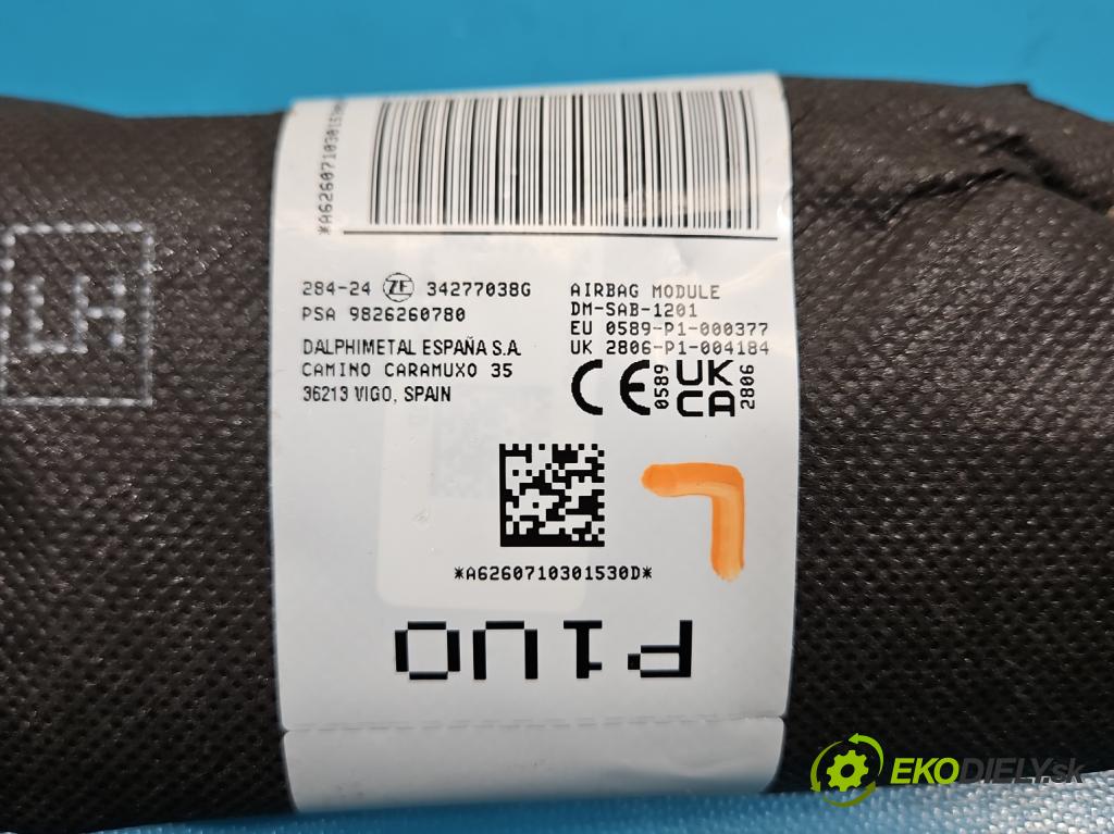 Opel Grandland 2017–2024 1.2 T 131 HP manual 96 kW 1199 cm3 5- airbag vzduch: kreslo: 9826260780
