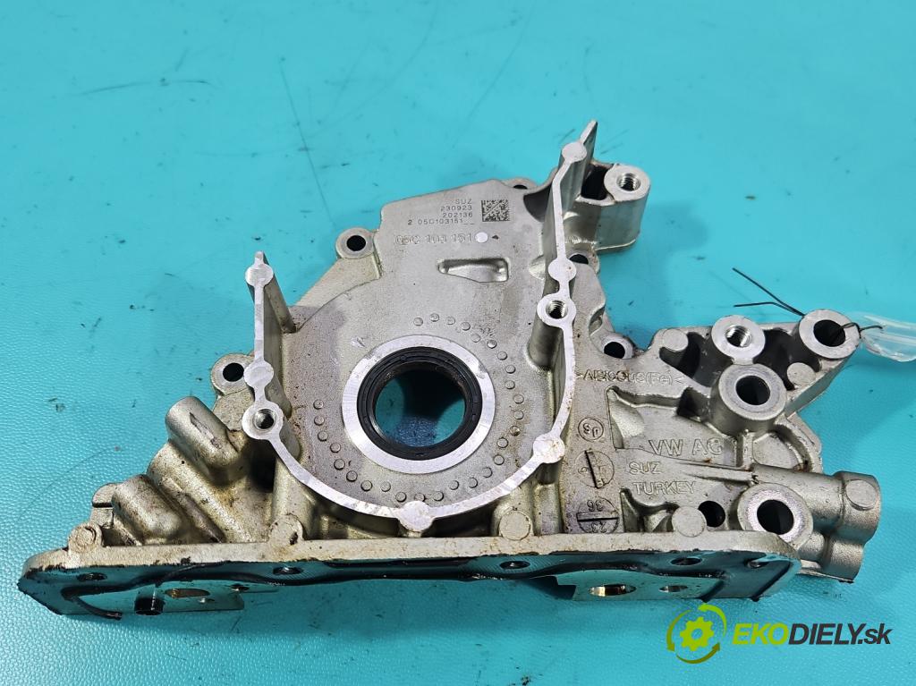 Skoda Kamiq 1.0 TSI 110 HP automatic 81 kW 999 cm3 5- obal načasovanie 05C103151 (Kryt motora)