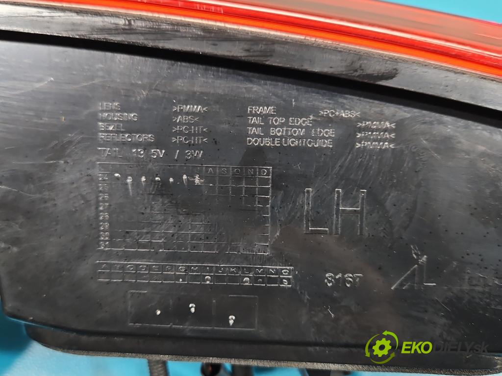 Opel Grandland 2017–2024 1.2 T 131 HP automatic 96 kW 1199 cm3 5- svetlo / reflektor zadné ľavé 9846767180 (Kľučka dverí ostatné)