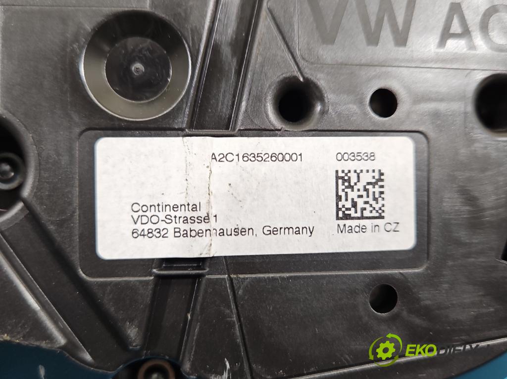 Skoda Kodiaq I 2.0 tdi 150 HP automatic 110 kW 1968 cm3 5- prístrojovka/ budíky 565920741B (Prístrojová doska)