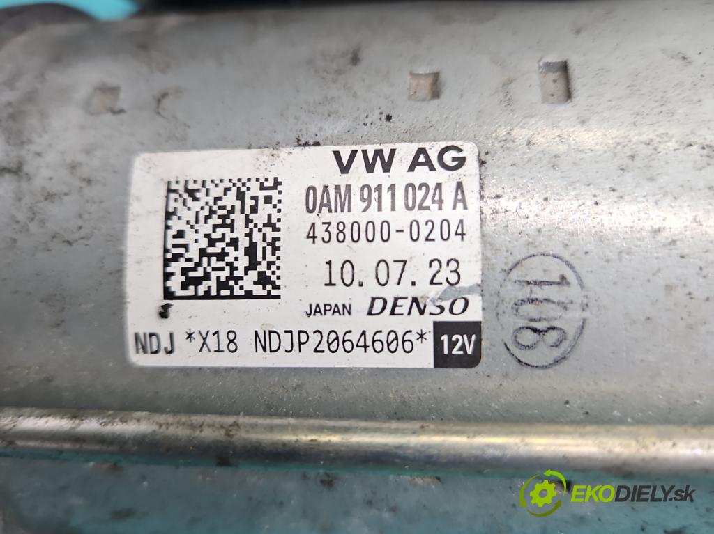 Skoda Kamiq 1.0 TSI 110 hp automatic 81 kW 999 cm3 5- startér: 0AM911024A (Startér)