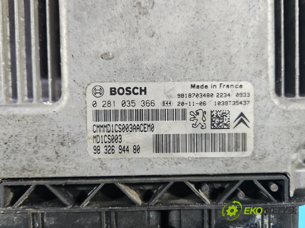 Toyota Proace City 1.5 D4D 131 HP automatic 96 kW 1499 cm3 5- riadiaca jednotka motora 0281035366