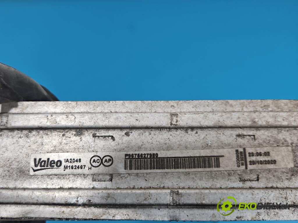 Toyota Proace City 1.5 D4D 131 HP automatic 96 kW 1499 cm3 5- Intercooler P9675627980 (Intercooler (chladič nasávaného vzduchu))