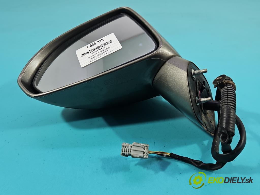 Honda City IV 2002-2008 1.4 8v 83 HP manual 61 kW 1339 cm3 4- zrkadlo ľavé  (Kľučka dverí ostatné)