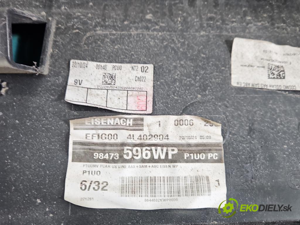 Opel Grandland 2017–2024 1.2 T 131 hp automatic 96 kW 1199 cm3 5- nárazník zadní  (Klika dveří ostatní)