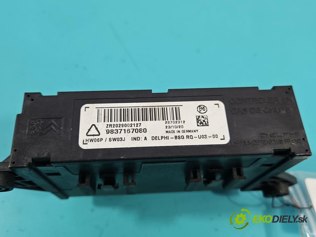 Toyota Proace City 1.5 D4D 131 HP automatic 96 kW 1499 cm3 5- riadiaca jednotka ostatné 9837167080