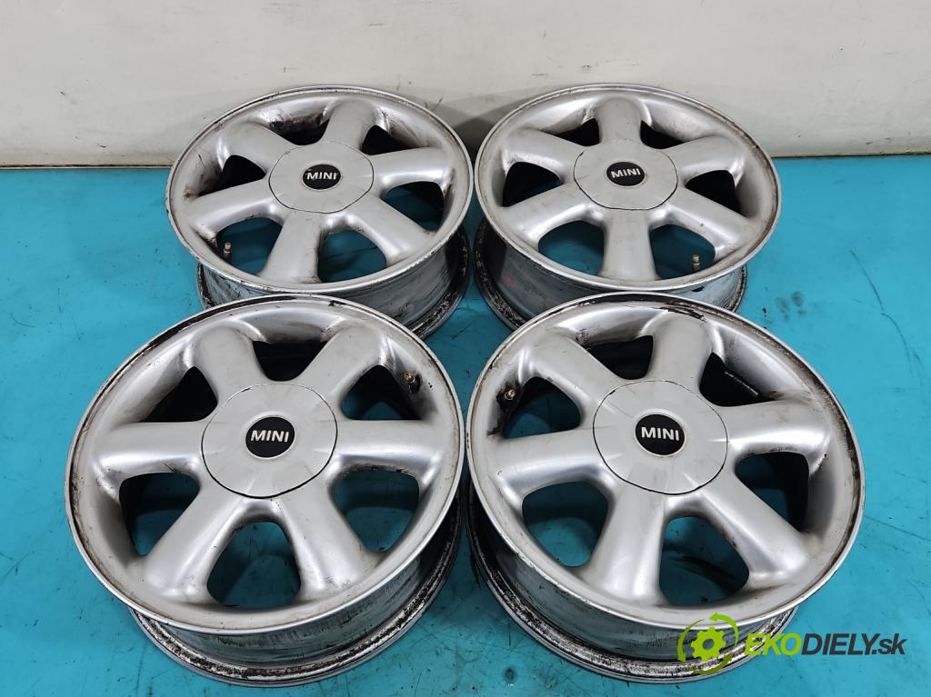 Mini One II 2006-2013 1.4 16V 95 HP manual 70 kW 1397 cm3 3- Disk hliník 15" komplet 6769406