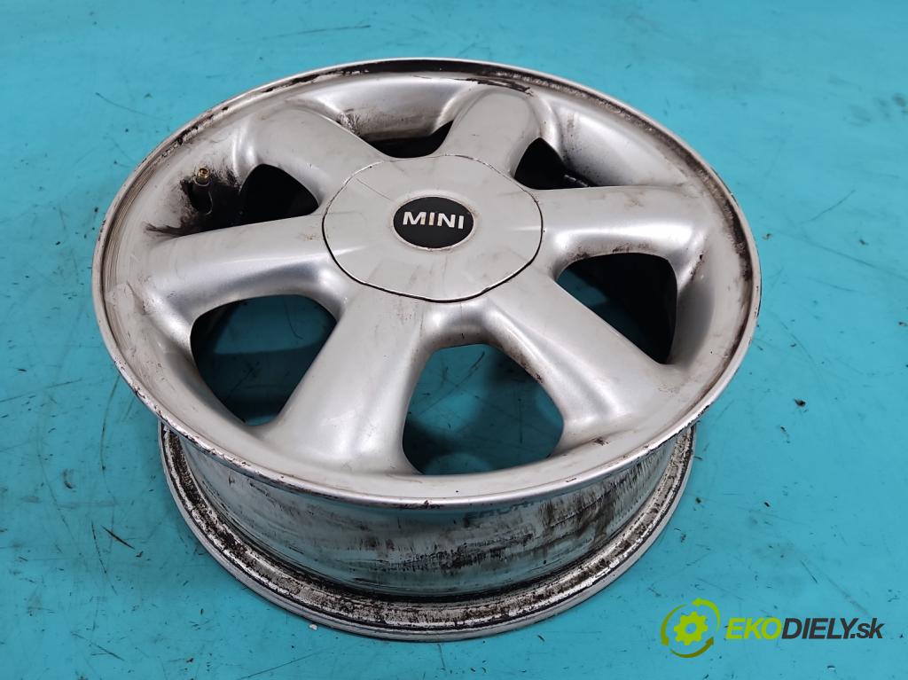 Mini One II 2006-2013 1.4 16V 95 HP manual 70 kW 1397 cm3 3- Disk hliník 15" komplet 6769406