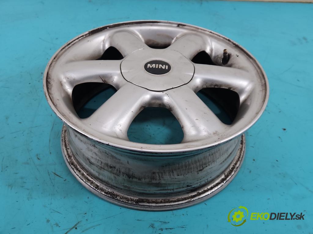 Mini One II 2006-2013 1.4 16V 95 HP manual 70 kW 1397 cm3 3- Disk hliník 15" komplet 6769406