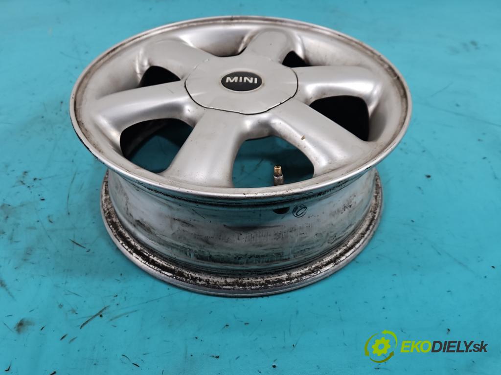 Mini One II 2006-2013 1.4 16V 95 HP manual 70 kW 1397 cm3 3- Disk hliník 15" komplet 6769406
