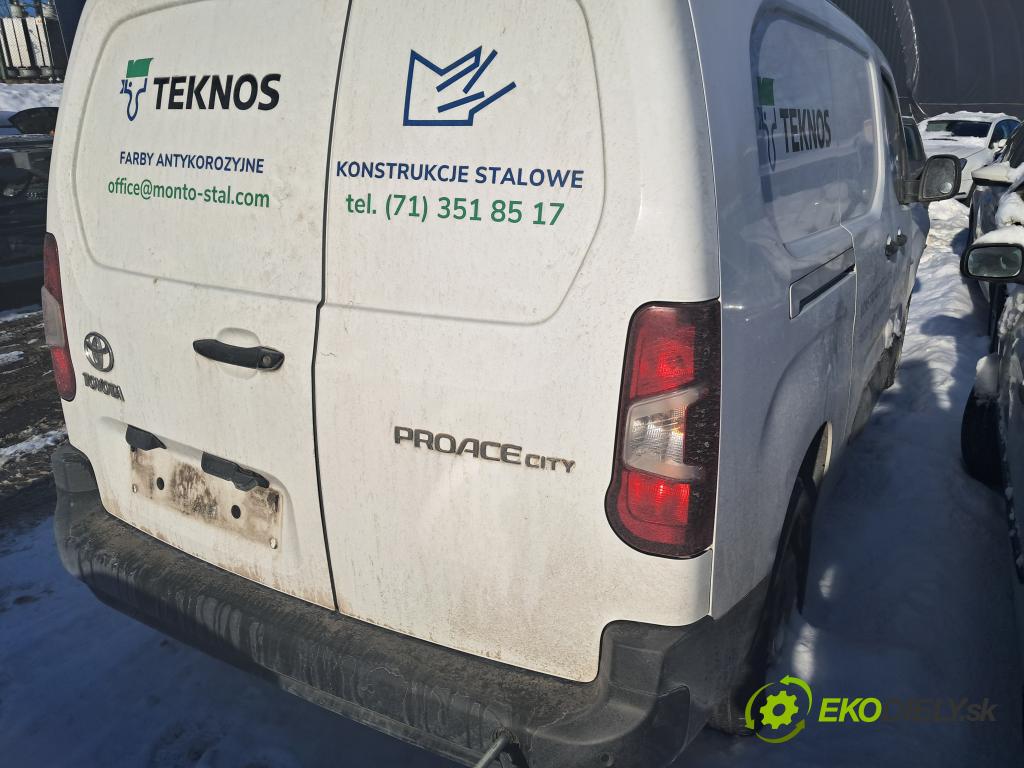 Toyota Proace City 1.5 D4D 131 HP automatic 96 kW 1499 cm3 5- nárazník zadné 9816769380 (Kľučka dverí ostatné)