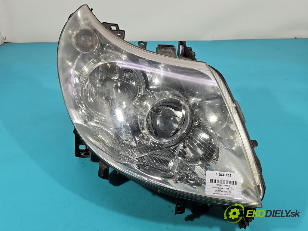 Citroen Jumper II 2006-2014 2.2 hdi 131 HP manual 96 kW 2198 cm3 5- Reflektor: pravý 1369495080 (Svetlo predné pravé)