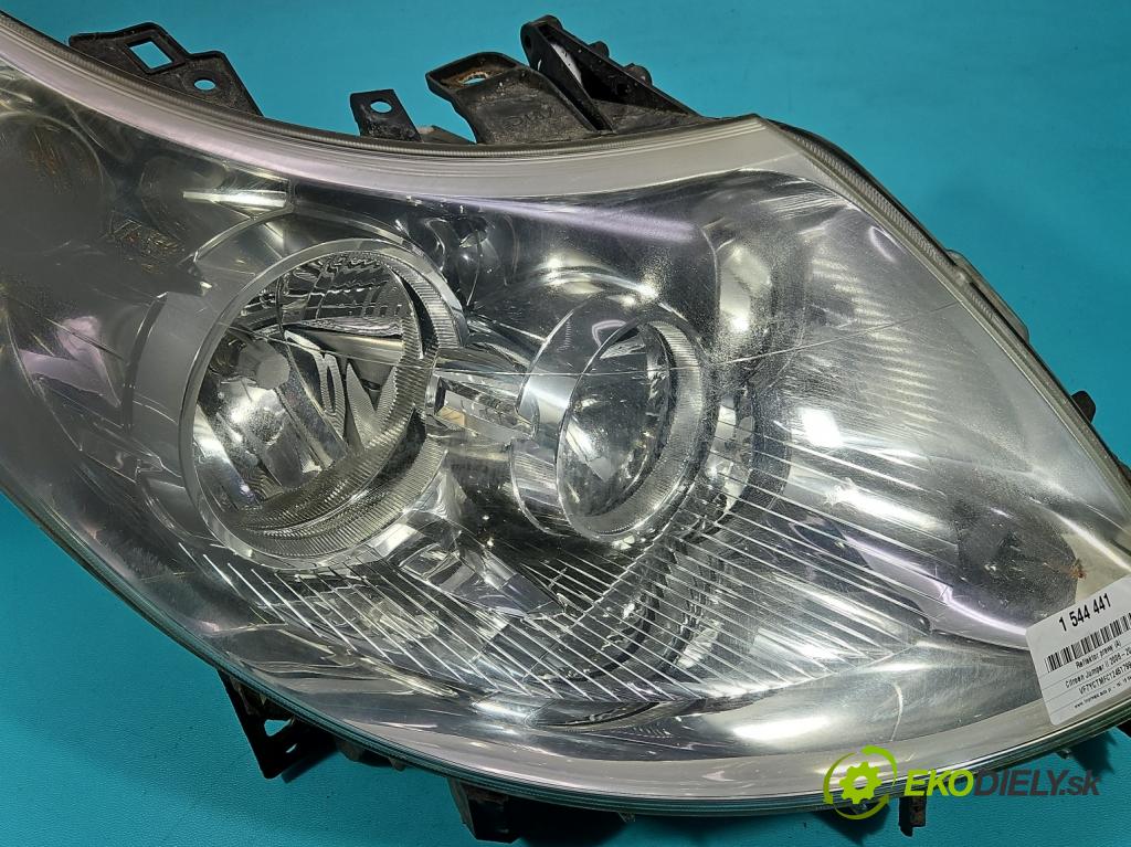 Citroen Jumper II 2006-2014 2.2 hdi 131 HP manual 96 kW 2198 cm3 5- Reflektor: pravý 1369495080 (Svetlo predné pravé)