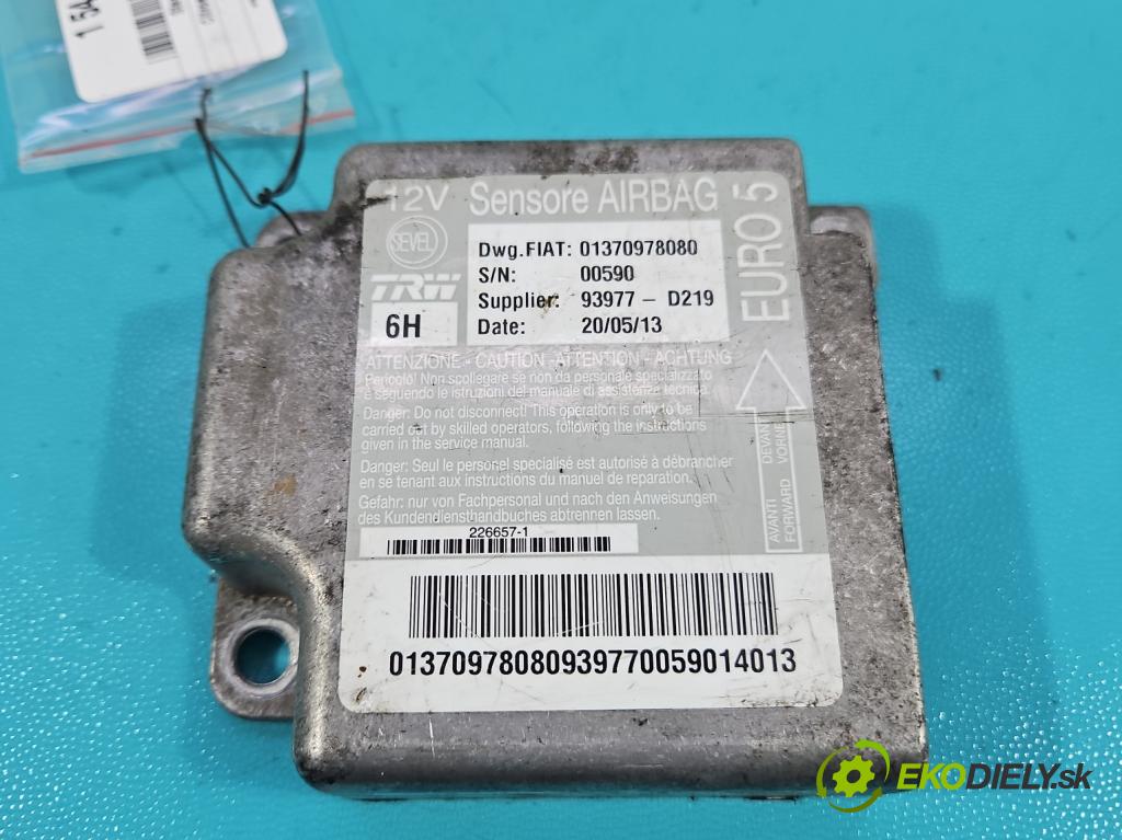 Citroen Jumper II 2006-2014 2.2 hdi 131 HP manual 96 kW 2198 cm3 5- riadiaca jednotka vankúše: 01370978080