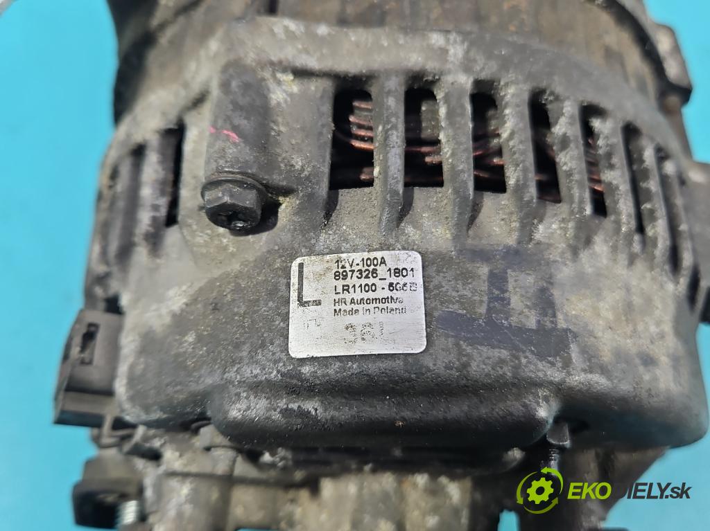 Opel Astra II 1998-2009 1.7 dti 75 HP manual 55 kW 1686 cm3 5- Alternator 8973261801 (Alternátor)