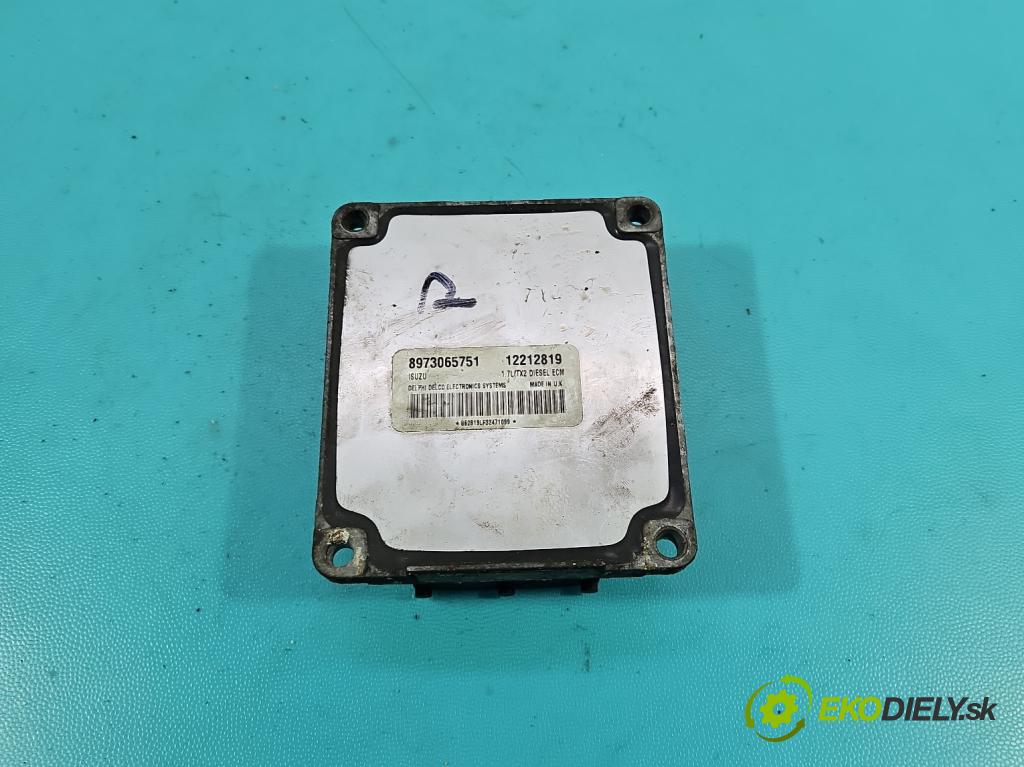 Opel Astra II 1998-2009 1.7 dti 75 HP manual 55 kW 1686 cm3 5- riadiaca jednotka motora 12212819