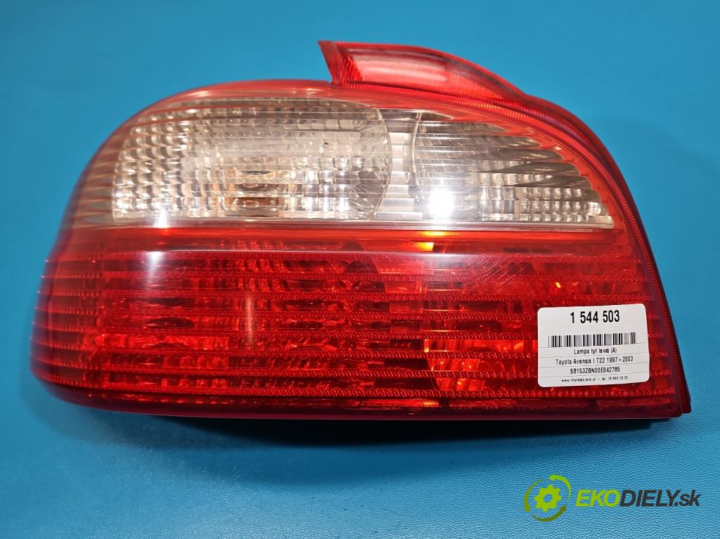 Toyota Avensis I T22 1997-2003 1.6 vvti 110 HP manual 81 kW 1598 cm3 4- svetlo / reflektor zadné ľavé  (Kľučka dverí ostatné)