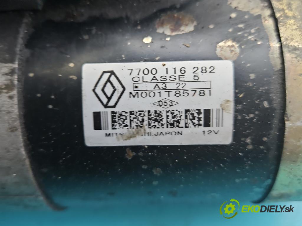 Renault Scenic I 1996-2003 1.9 dci 102 hp manual 75 kW 1870 cm3 5- startér: M001T85781 (Startér)