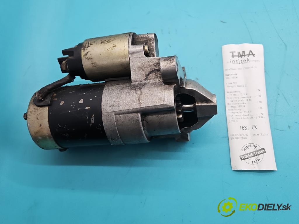 Renault Scenic I 1996-2003 1.9 dci 102 hp manual 75 kW 1870 cm3 5- startér: M001T85781 (Startér)