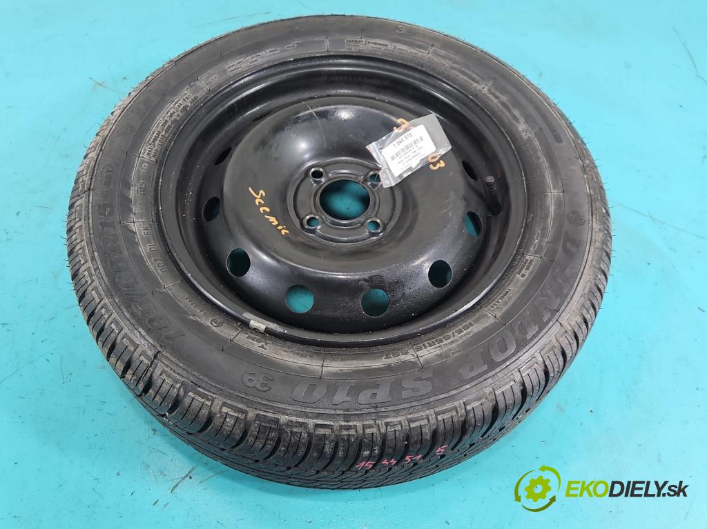 Renault Scenic I 1996-2003 1.9 dci 102 HP manual 75 kW 1870 cm3 5- koleso rezervne 15