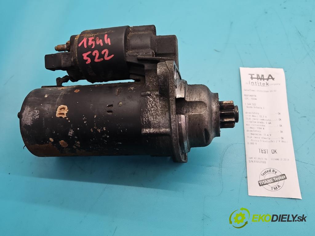 Skoda Octavia I 1996-2010 1.9 tdi 90 hp manual 66 kW 1896 cm3 5- startér:  (Startér)