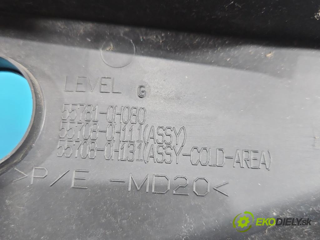 Toyota Aygo II 2014-2022 1.0 vvti 72 HP manual 53 kW 998 cm3 5- torpédo 55781-0H080 (Torpédo (plast pod čelným sklom))