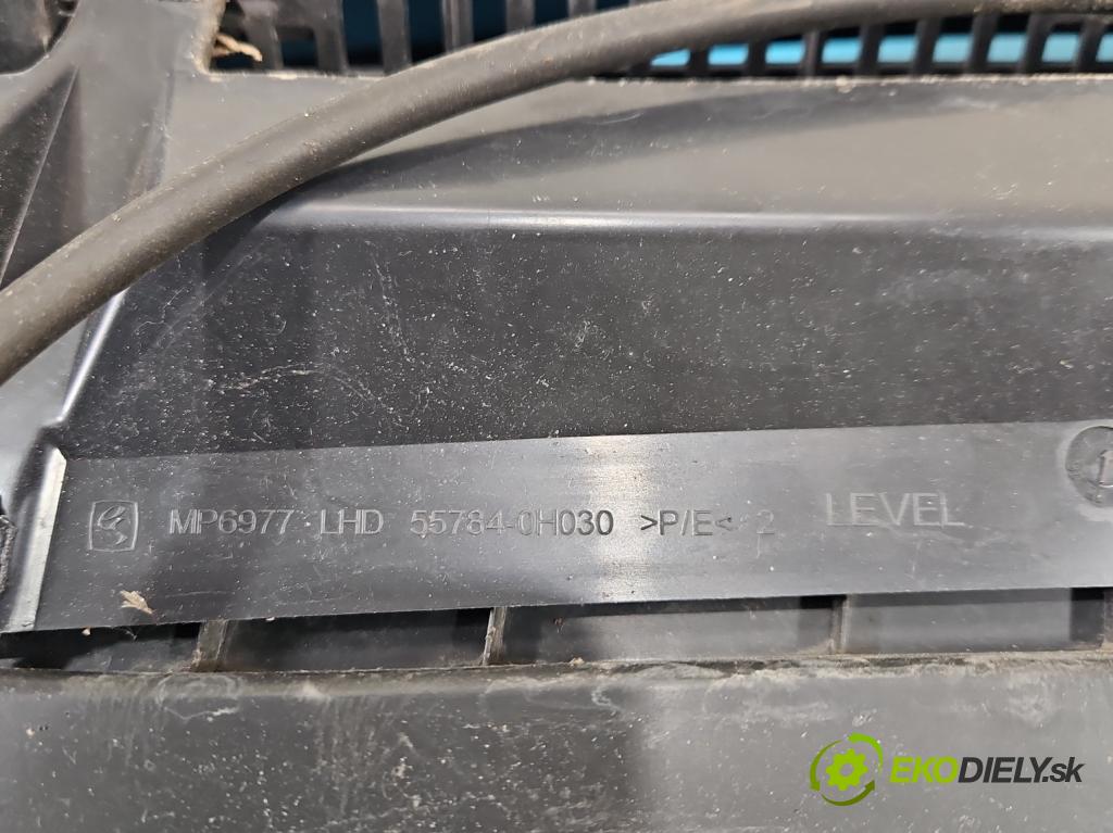 Toyota Aygo II 2014-2022 1.0 vvti 72 HP manual 53 kW 998 cm3 5- torpédo 55781-0H080 (Torpédo (plast pod čelným sklom))