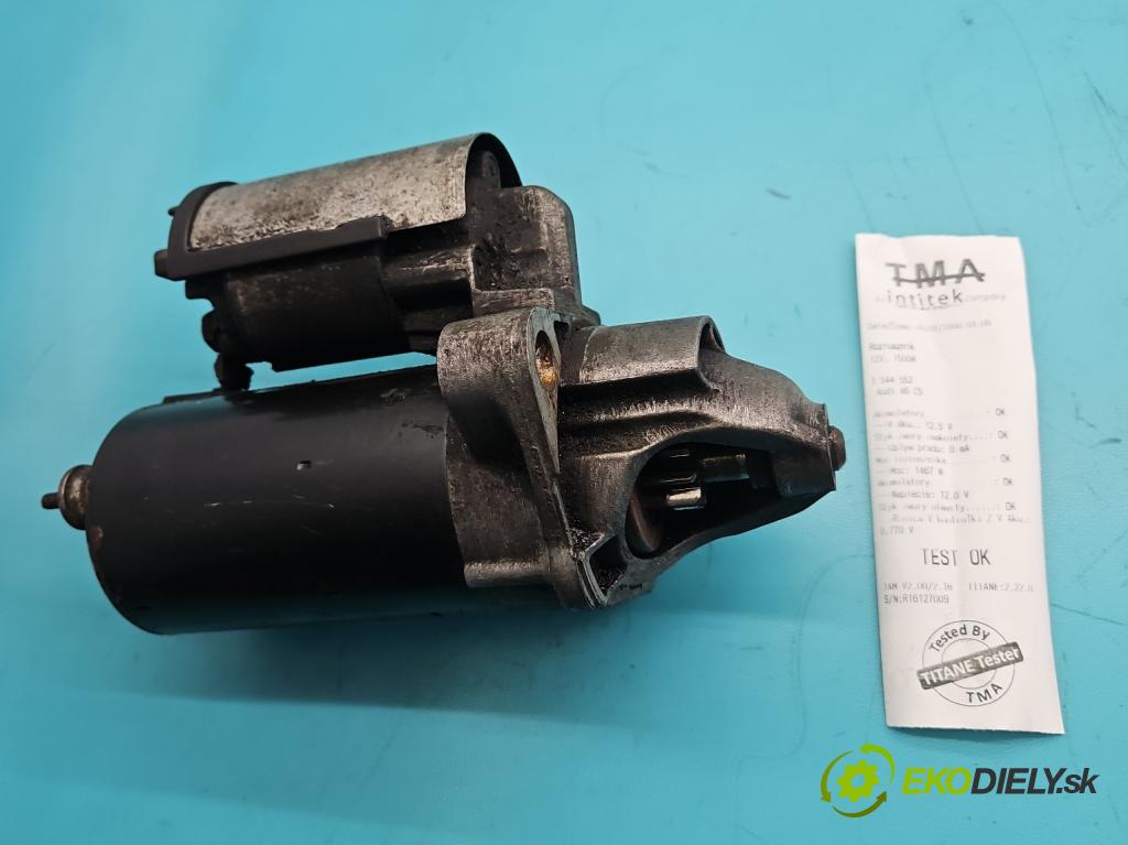 Audi A6 C5 1997-2004 2.4 V6 165 hp manual 121 kW 2393 cm3 4- startér: 0001108174 (Startér)