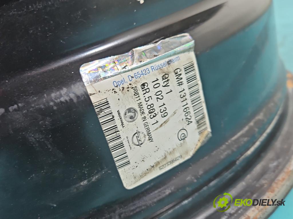 Opel Vectra C 2002-2008 2.2 dti 125 HP manual 92 kW 2171 cm3 4- Disk oceľový 16"