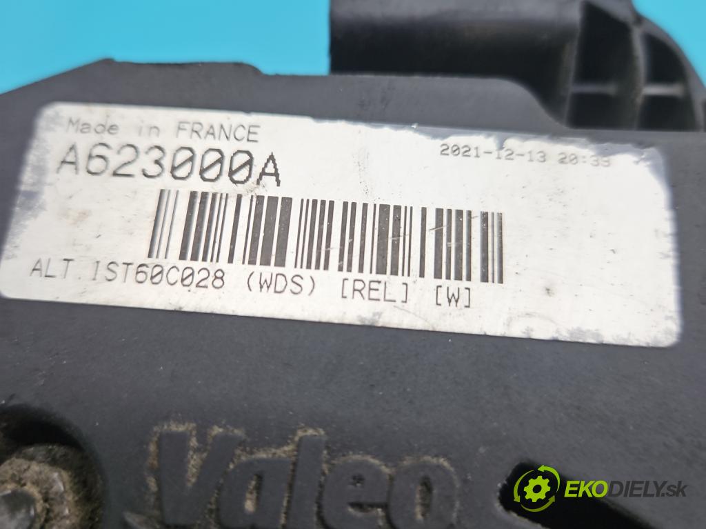 Citroen C5 II 2008-2017 1.6 hdi 114 HP automatic 84 kW 1560 cm3 4- Alternator A623000A (Alternátor)