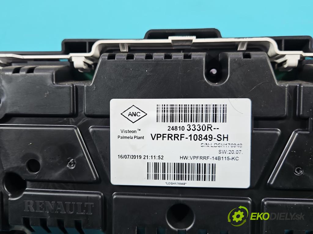 Renault Trafic III 2014 - 2.0 dci 120 HP manual 88 kW 1997 cm3 5- prístrojovka/ budíky 248103330R (Prístrojová doska)