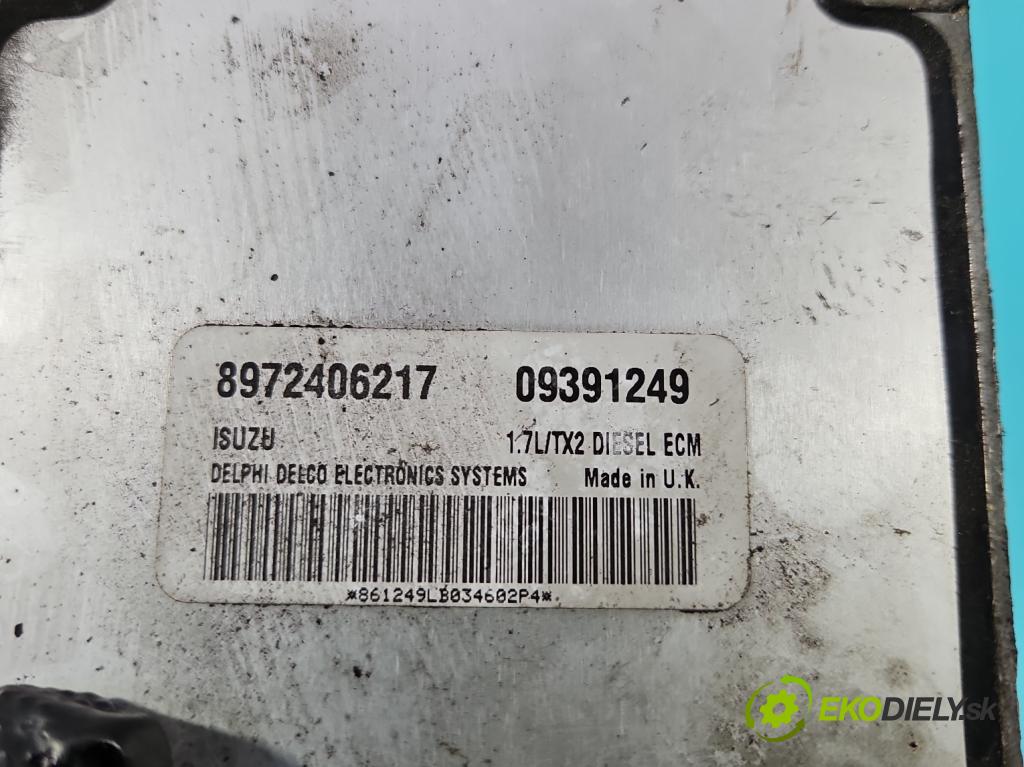 Opel Astra II 1998-2009 1.7 dti 75 HP manual 55 kW 1686 cm3 5- riadiaca jednotka motora 09391249