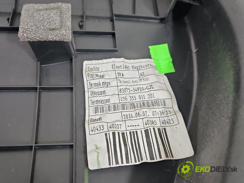 Suzuki Vitara II 2015- 1.6 16V 120 hp manual 88 kW 1586 cm3 5- Tapacír: dveře zadní levé 83744-54P1L