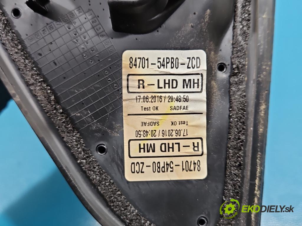 Suzuki Vitara II 2015- 1.6 16V 120 HP manual 88 kW 1586 cm3 5- zrkadlo pravé 84701-54PB0 (Kľučka dverí ostatné)