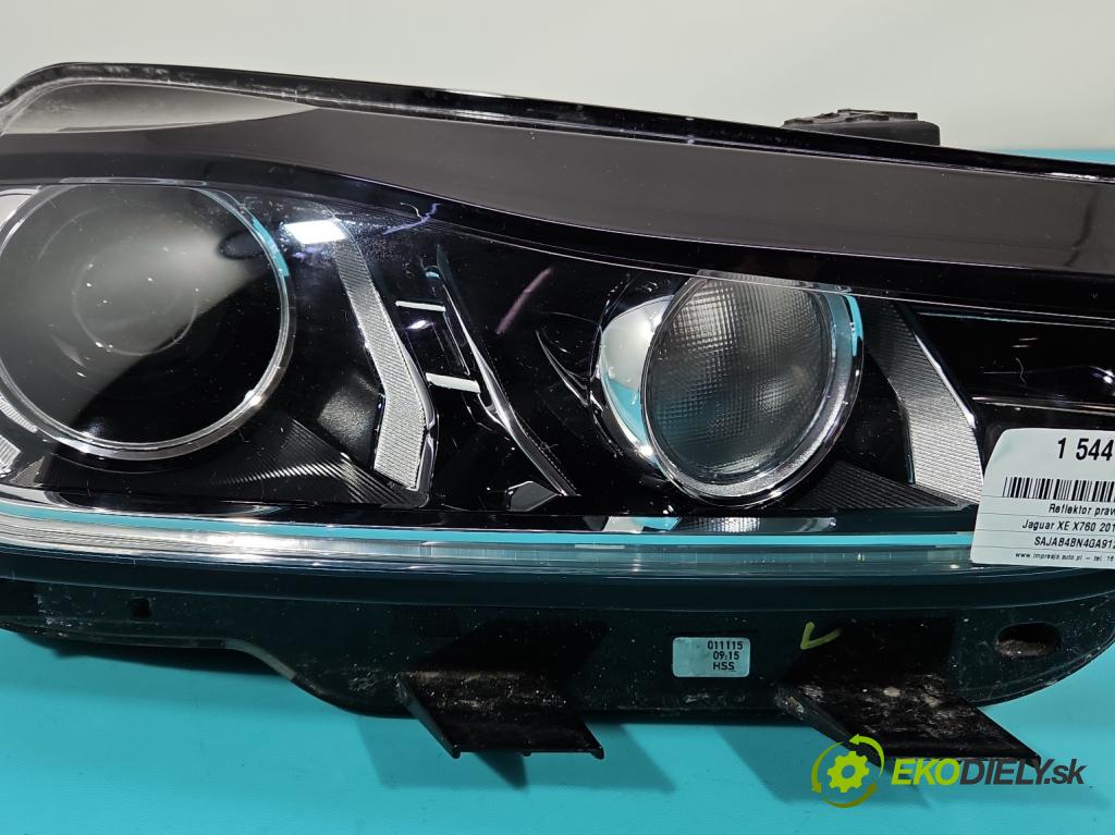 Jaguar XE X760 2015-2024 2.0d 179KM automatic 132 kW 1999 cm3 4- Reflektor: pravý GX73-13W029-EF (Svetlo predné pravé)