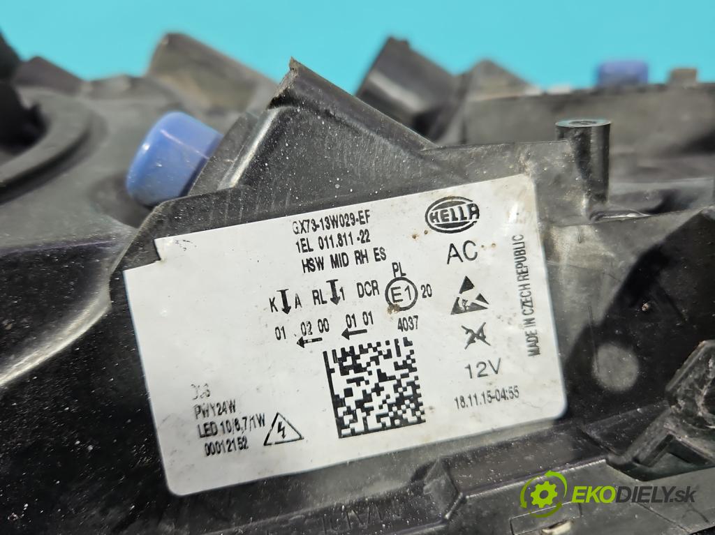 Jaguar XE X760 2015-2024 2.0d 179KM automatic 132 kW 1999 cm3 4- Reflektor: pravý GX73-13W029-EF (Svetlo predné pravé)