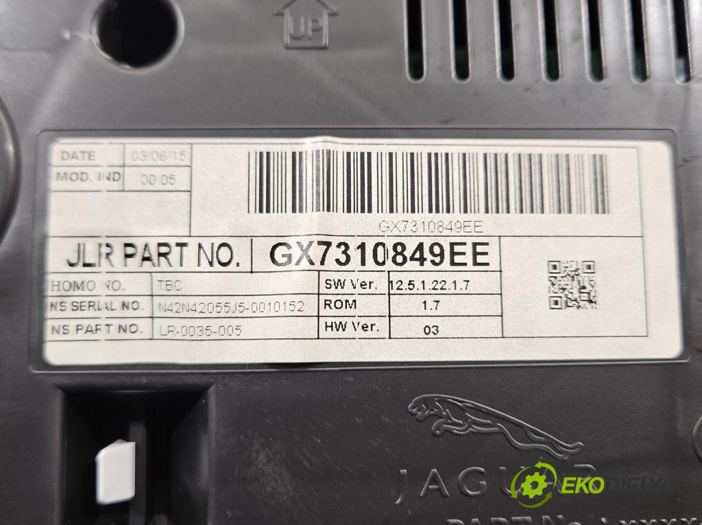 Jaguar XE X760 2015-2024 2.0d 179KM automatic 132 kW 1999 cm3 4- Přístrojová deska GX7310849EE (Přístrojová deska)