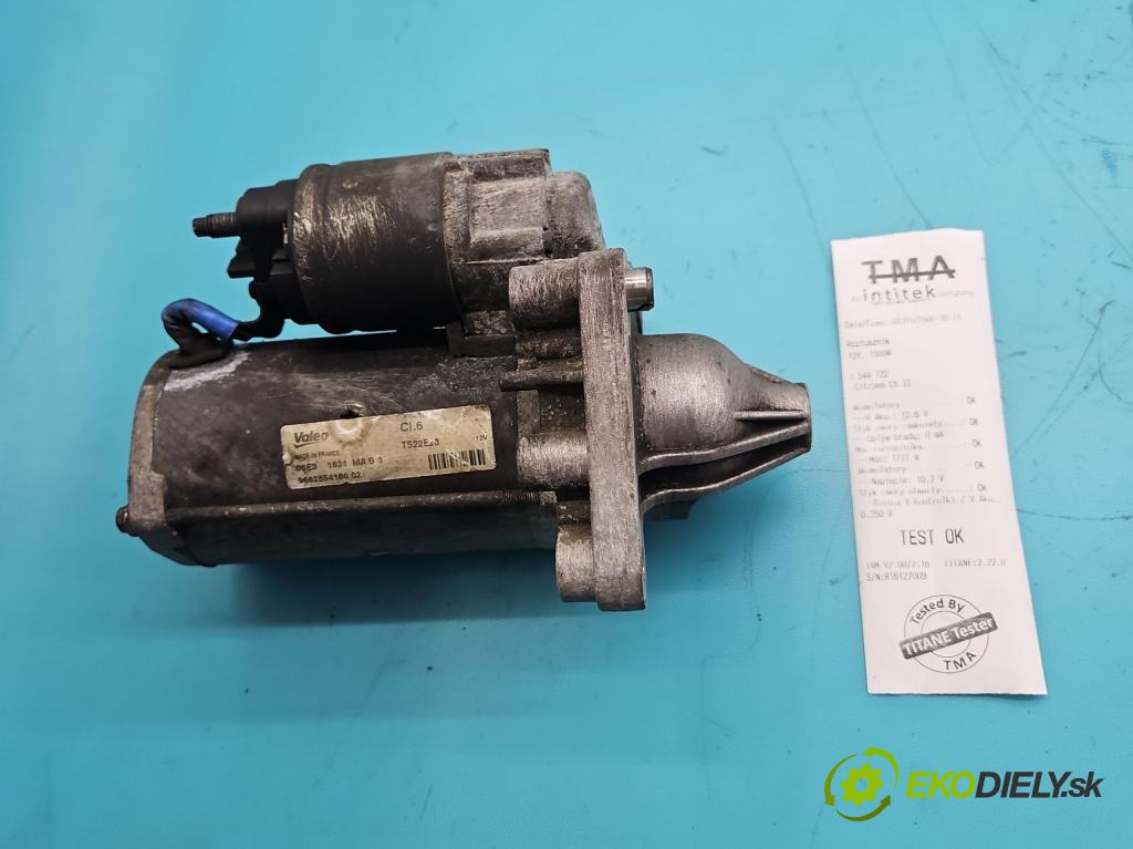 Citroen C5 II 2008-2017 1.6 hdi 114 hp automatic 84 kW 1560 cm3 4- startér: TS22E26 (Startér)