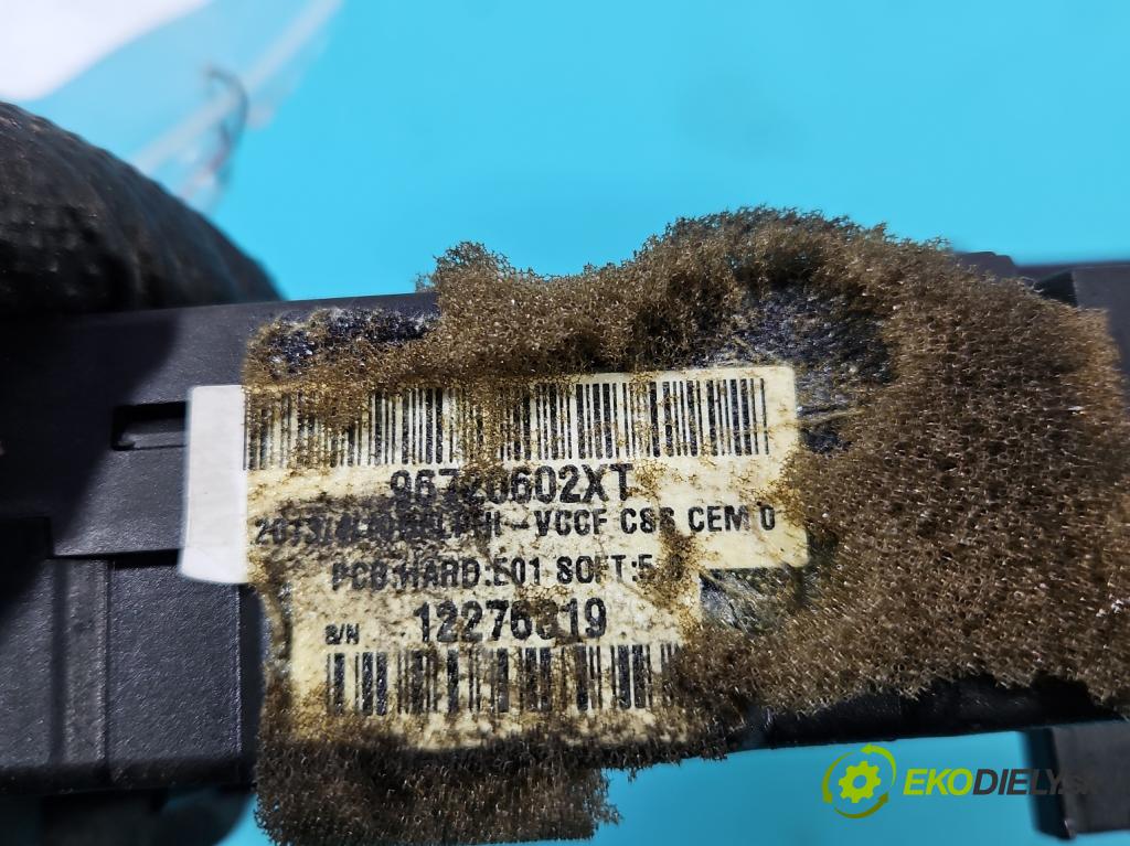 Citroen C5 II 2008-2017 1.6 hdi 114 HP automatic 84 kW 1560 cm3 4- prepínač komplex: 96591774XT (Prepínacie páčky pod volantom)