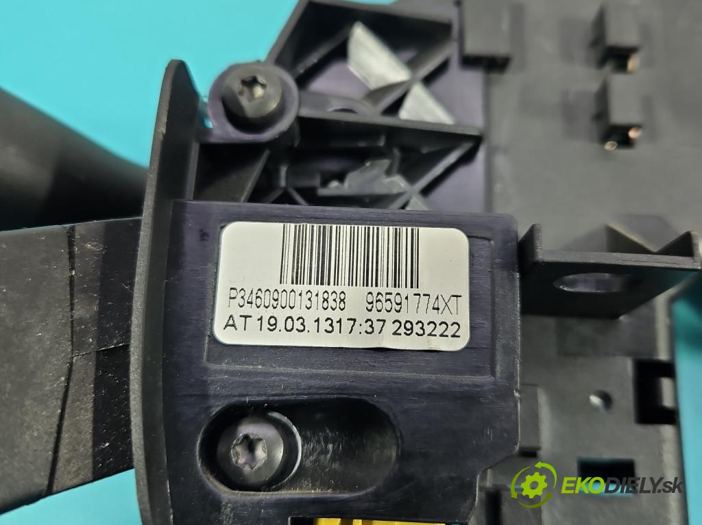 Citroen C5 II 2008-2017 1.6 hdi 114 HP automatic 84 kW 1560 cm3 4- prepínač komplex: 96591774XT (Prepínacie páčky pod volantom)